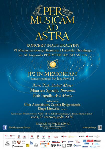 Koncert Inauguracyjny PMAA2018 JP2 In Memoriam