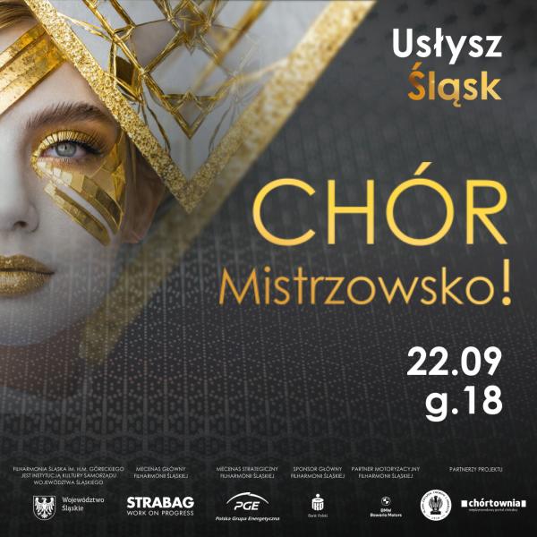 Chór-Mistrzowsko! Koncert chóru Risonanza Continua w Filharmonii Śląskiej