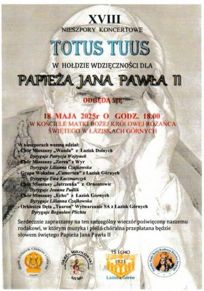 Nieszpory koncertowe totus tuus 