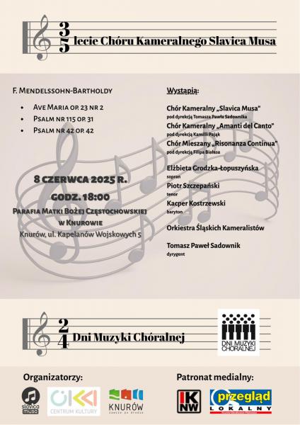 Psalmy Mendelssohna - 08.06.2025 Knurów