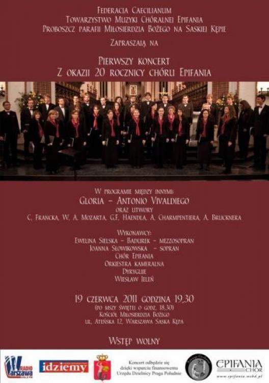 Gloria Vivaldiego - koncert chóru Epifania