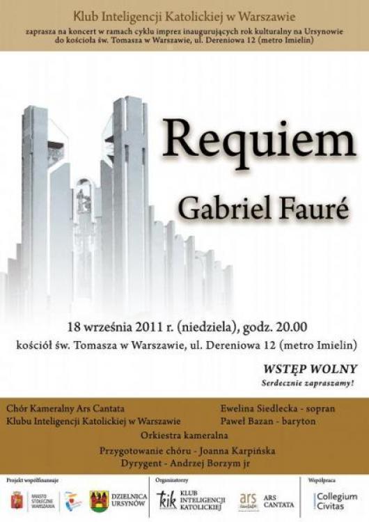  „Requiem” Gabriela Fauré