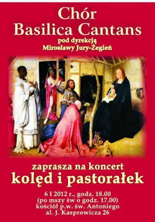 Koncert kolęd i pastorałek we Wrocławiu, 6 stycznia 2012 g.18:00