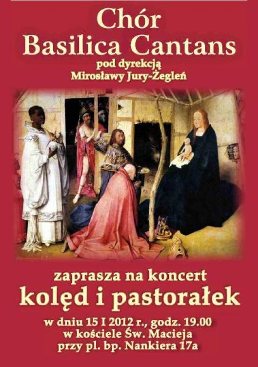Koncert Kolęd i Pastorałek w Maciejówce, 15 stycznia 2012 g 19:00