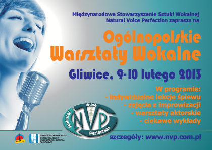 Ogólnopolskie Warsztaty Wokalne NVP w Gliwicach