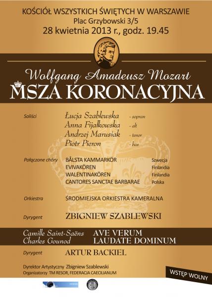 Msza Koronacyjna C-dur Wolfganga Amadeusza Mozarta