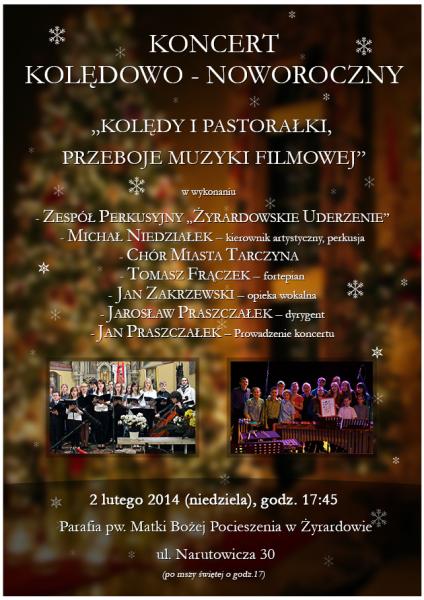 Koncert kolędowo-noworoczny w Żyrardowie 