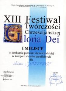 XIII Festiwal Twórczości Chrześcijańskiej 
