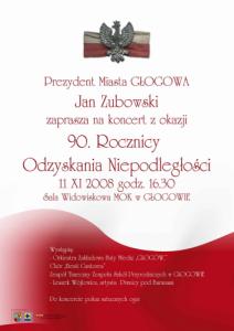 Uroczysty koncert z okazji 90. Rocznicy Odzyskania Niepodległości 