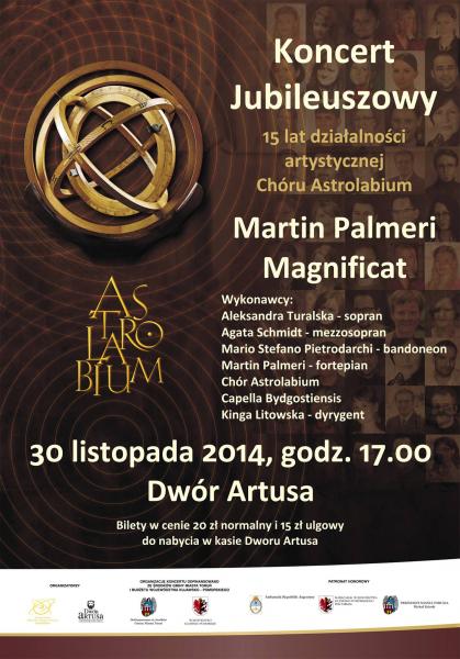 Koncert jubileuszowy chóru Astrolabium
