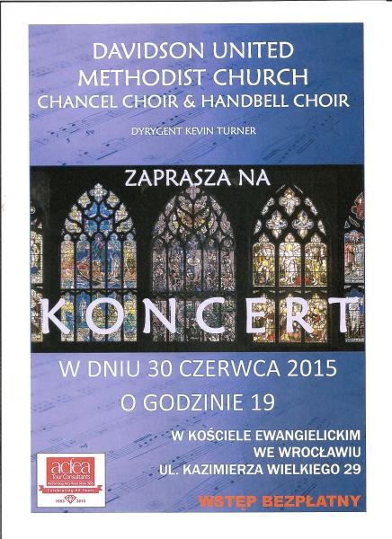 Koncert Chancel Choir i Zespołu Dzwonkarzy z Davidson USA