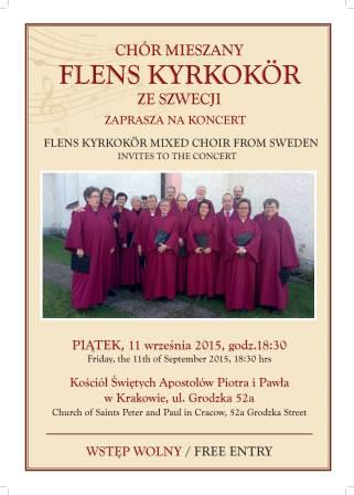 Koncert chóru mieszanego FLEN ze Szwecji