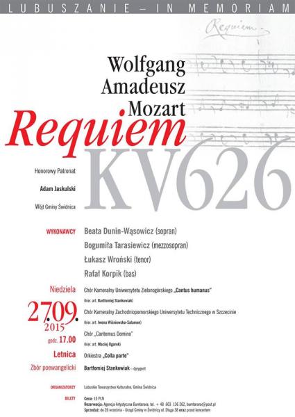 Lubuszanie in memoriam - Requiem KV 626 - W. A. Mozart
