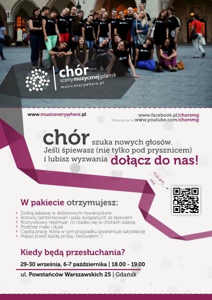 Dołącz do Chóru Sceny Muzycznej Gdańsk!