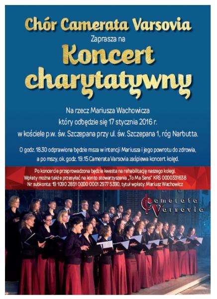 Koncert charytatywny dla Mariusza - kolędy 
