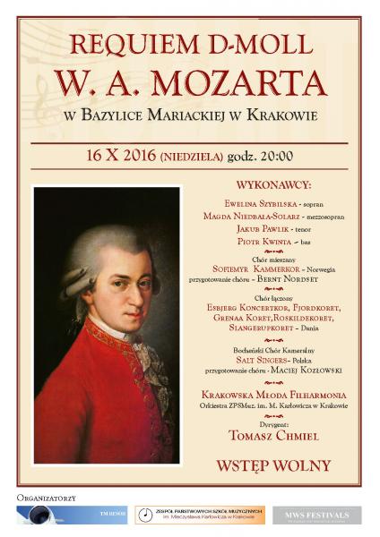 Requiem d-moll W.A. Mozarta w Bazylice Mariackiej w Krakowie