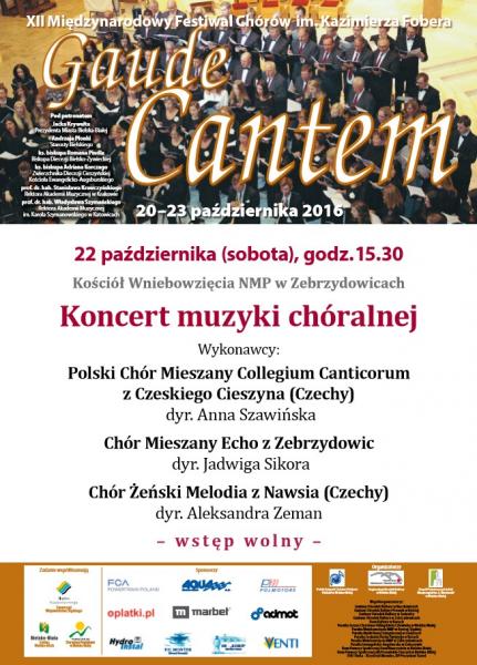 Gaude Cantem - koncert festiwalowy w Zebrzydowicach