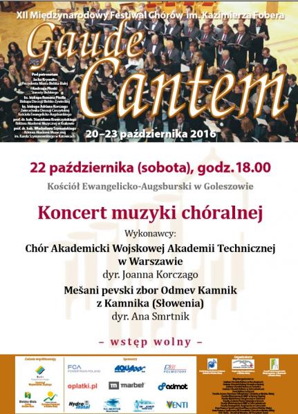 Gaude Cantem - koncert festiwalowy w Goleszowie