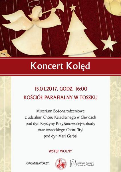 Koncert kolęd w Toszku 