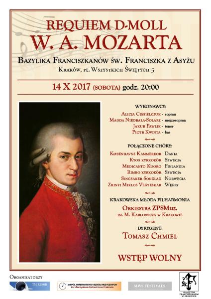 Requiem d-moll W.A. Mozarta w Bazylice Franciszkanów w Krakowie
