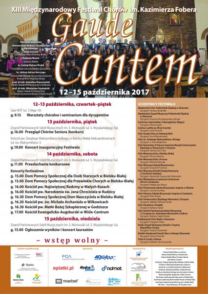 XIII Międzynarodowy Festiwal Chórów Gaude Cantem