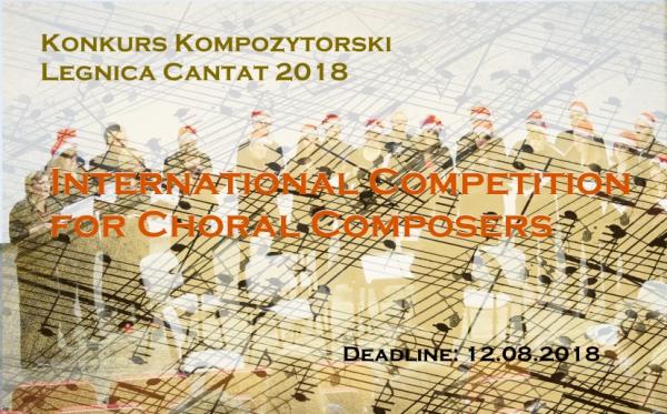 Composers competition LEGNICA CANTAT 2018