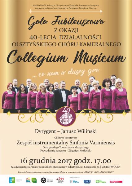 Gala Jubileuszowa - 40-lecie działalności Olsztyńskiego Chóru Collegium Musicum