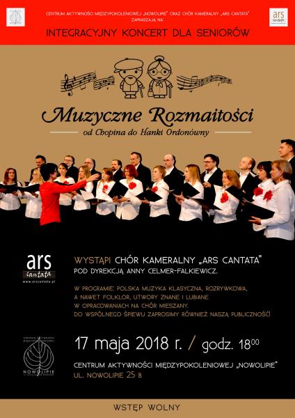 Muzyczne Rozmaitości - integracyjny koncert dla warszawskich seniorów