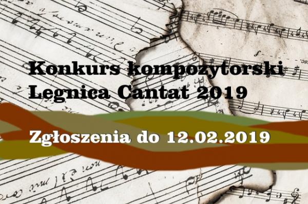 Konkurs kompozytorski Legnica Cantat 2019
