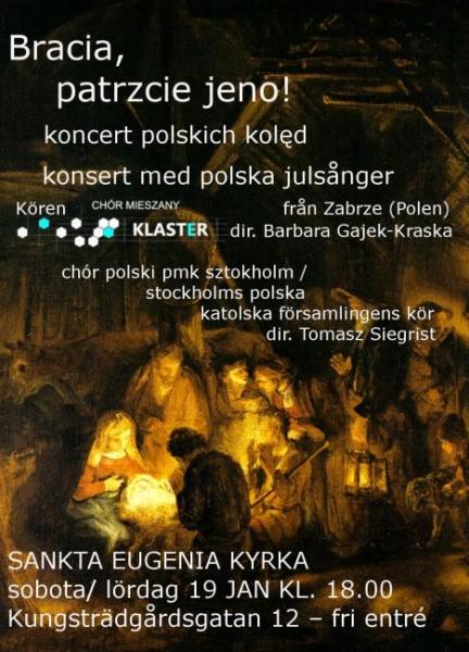 Koncert kolęd polskich w Sztokholmie