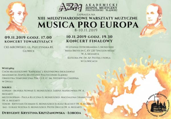 XIII MWM - Musica Pro Europa! - koncert towarzyszący