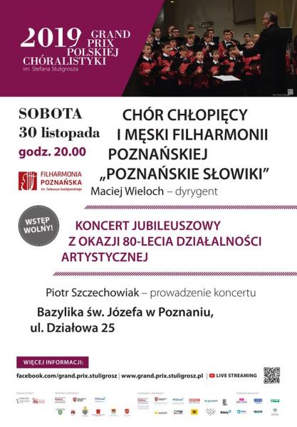 Koncert Jubileuszowy w ramach Grand Prix Polskiej Chóralistyki im. Stefana Stuligrosza!