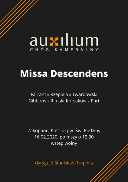 Koncert Missa Descendens, Zakopane