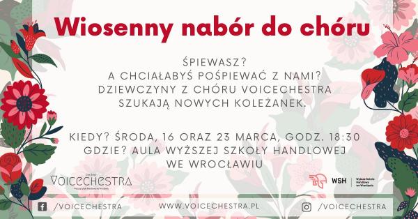 Nabór do żeńskiego chóru Voicechestra (Wrocław)