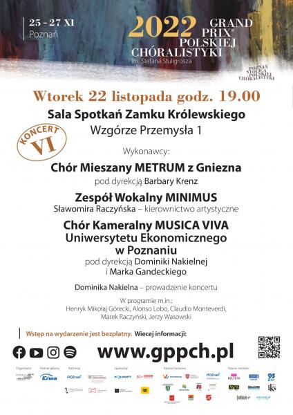 Koncert towarzyszący GPPCh 2022 - Metrum, Minimus i Musica Viva