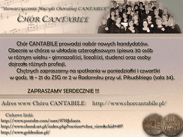 Stowarzyszenie Muzyki Chóralnej CANTABILE