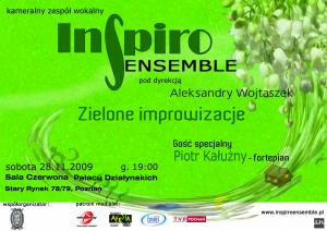 INSPIRO Ensemble + PIOTR KAŁUŻNY:  ZIELONE IMPROWIZACJE
